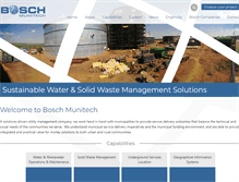 Tablet Screenshot of boschmunitech.co.za